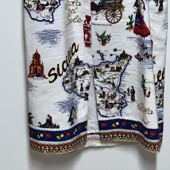 Rare Vintage Nanette Lepore Linen and Silk Spanish Inspired Sundress Sz 6 - Picture 5 of 6